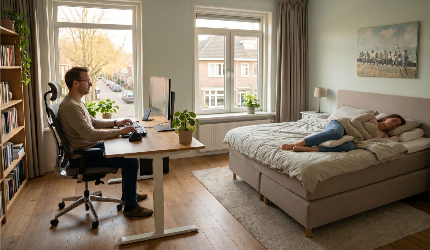 Rug- en nekpijn voorkomen: ergonomisch werken en slapen